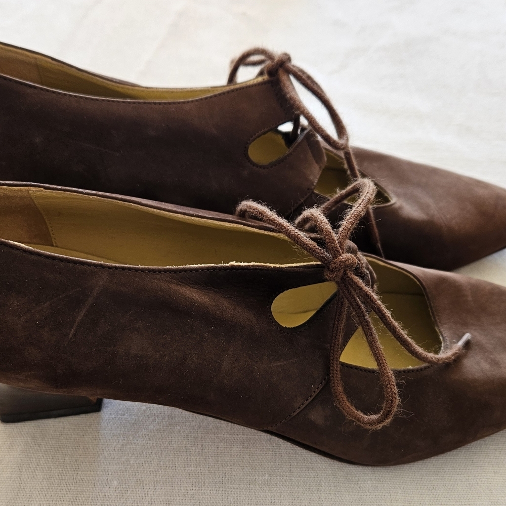 Brown Women's Lace-Up Shoes